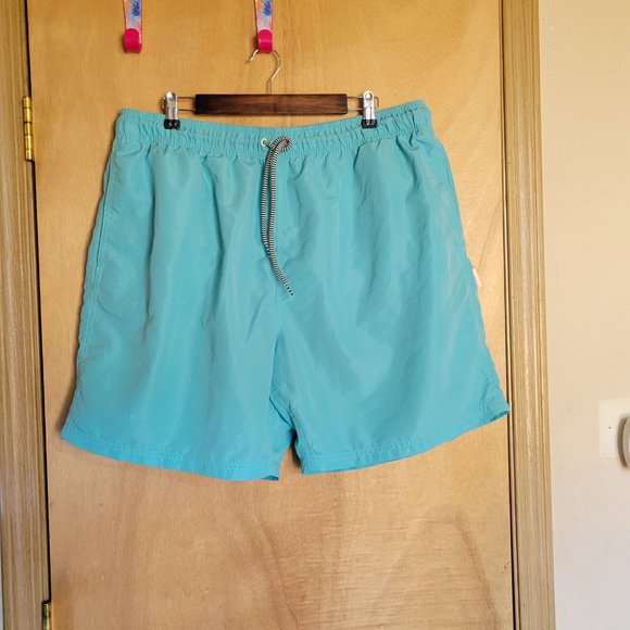💚Simply Styled Swim Trunks XXL EEG Light Blue Aqua - Picture 5 of 6